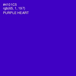 #4101C5 - Purple Heart Color Image